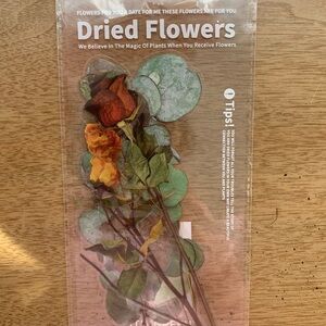 Realistic Dried Flowers Stickers